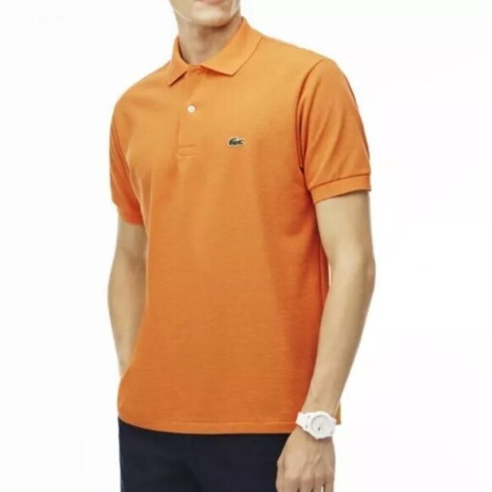 Lacoste Orange Men's Classic Pique Polo
